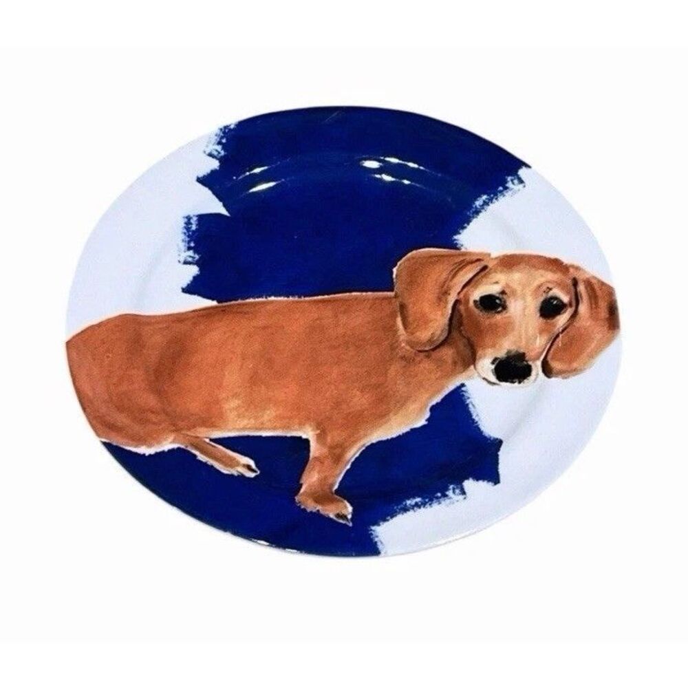Sally Muir‎ Anthropologie Plate Dog A Day Plate 8.5”